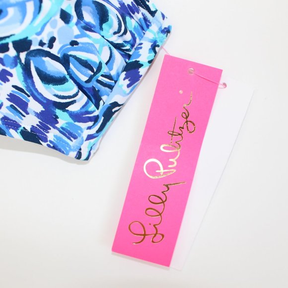 Lilly Pulitzer Call My Shell Phone Bandeau Bikini - Picture 2 of 4